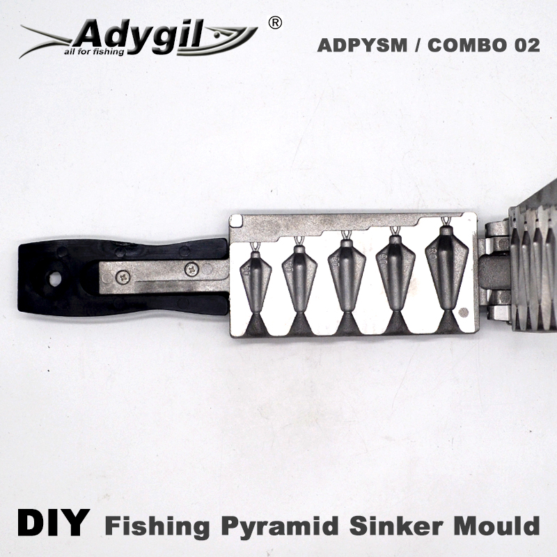 Adygil-Molde de Chumbada Pirâm - Fishing Depth Finder avaliação e preço
