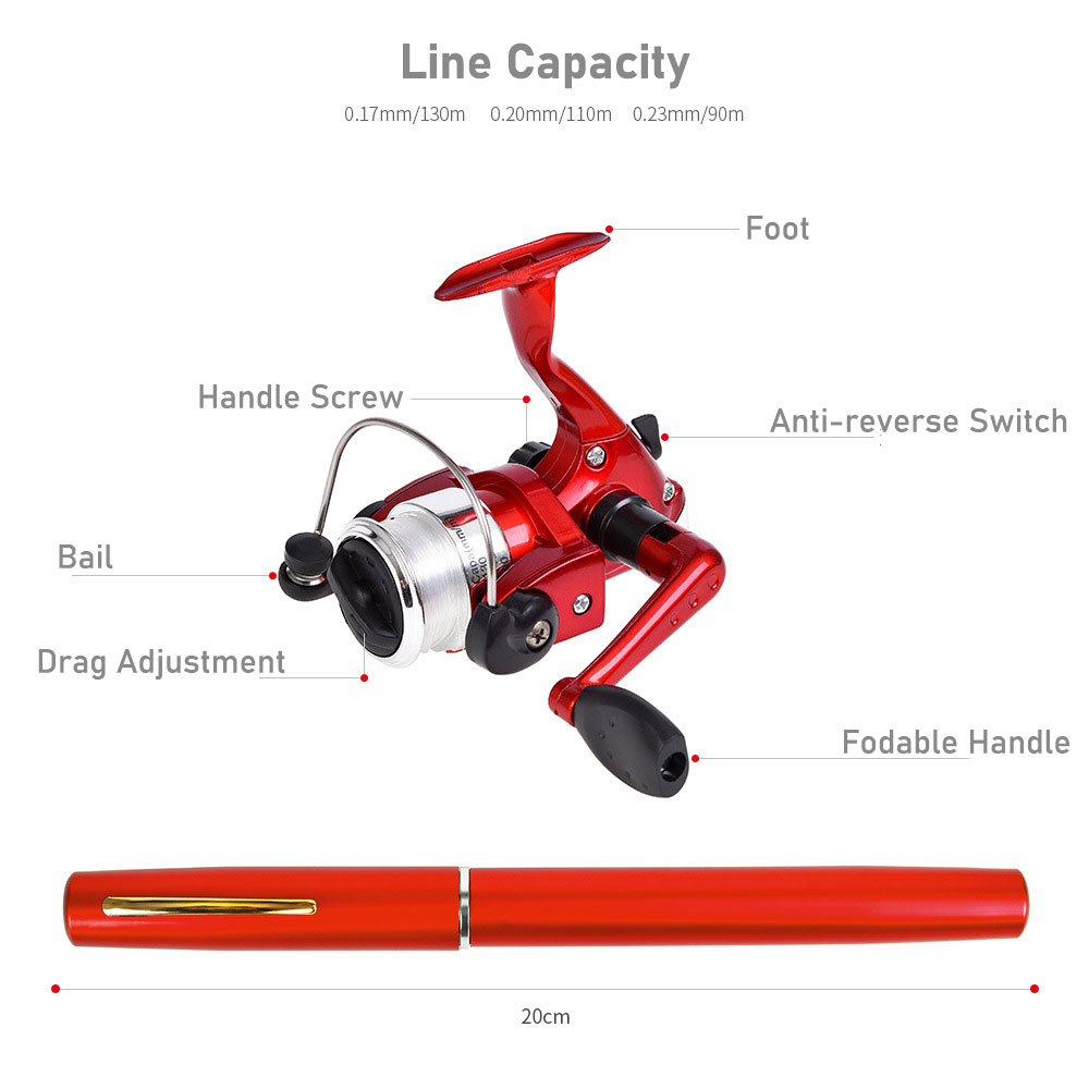 Mini vara de pesca em formato  - Penn Reel Fierce avaliação e preço