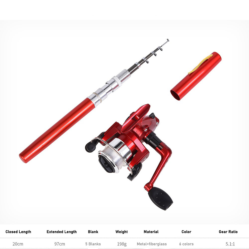 Mini vara de pesca em formato  - Penn Reel Fierce avaliação e preço
