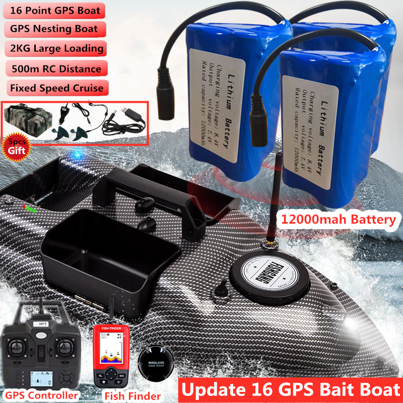 Posição dupla RC Isca de pesca - Fish Finder Transducer avaliação e preço