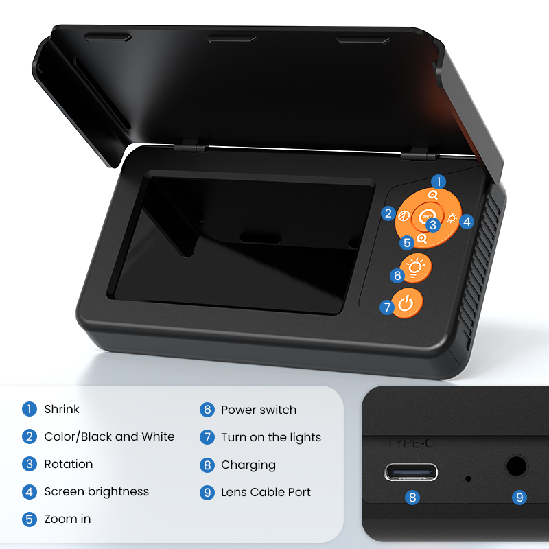 Câmera de pesca subaquática co - Fish Finder Cable avaliação e preço