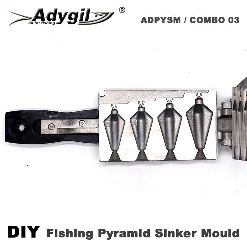 Molde de chumbada Adygil-pirâm - Fishing Depth Finder avaliação e preço